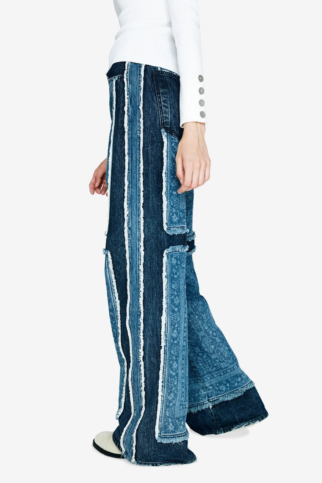 Jonathan Simkhai Patchwork Carpenter Pant