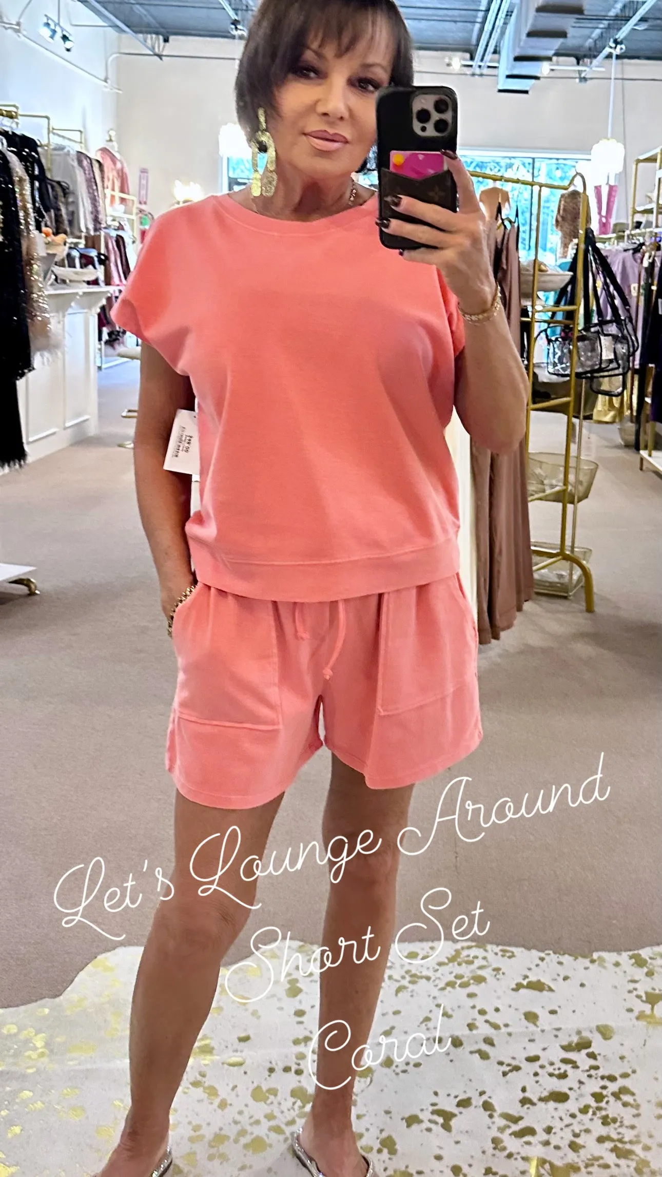 Let’s Lounge Around Short Set